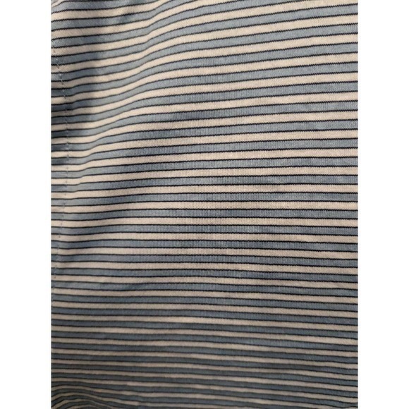 Peter Millar Men's Golf Shirt XL Stripe Blue Summer Comfort 100% cotton‎ - Picture 3 of 5